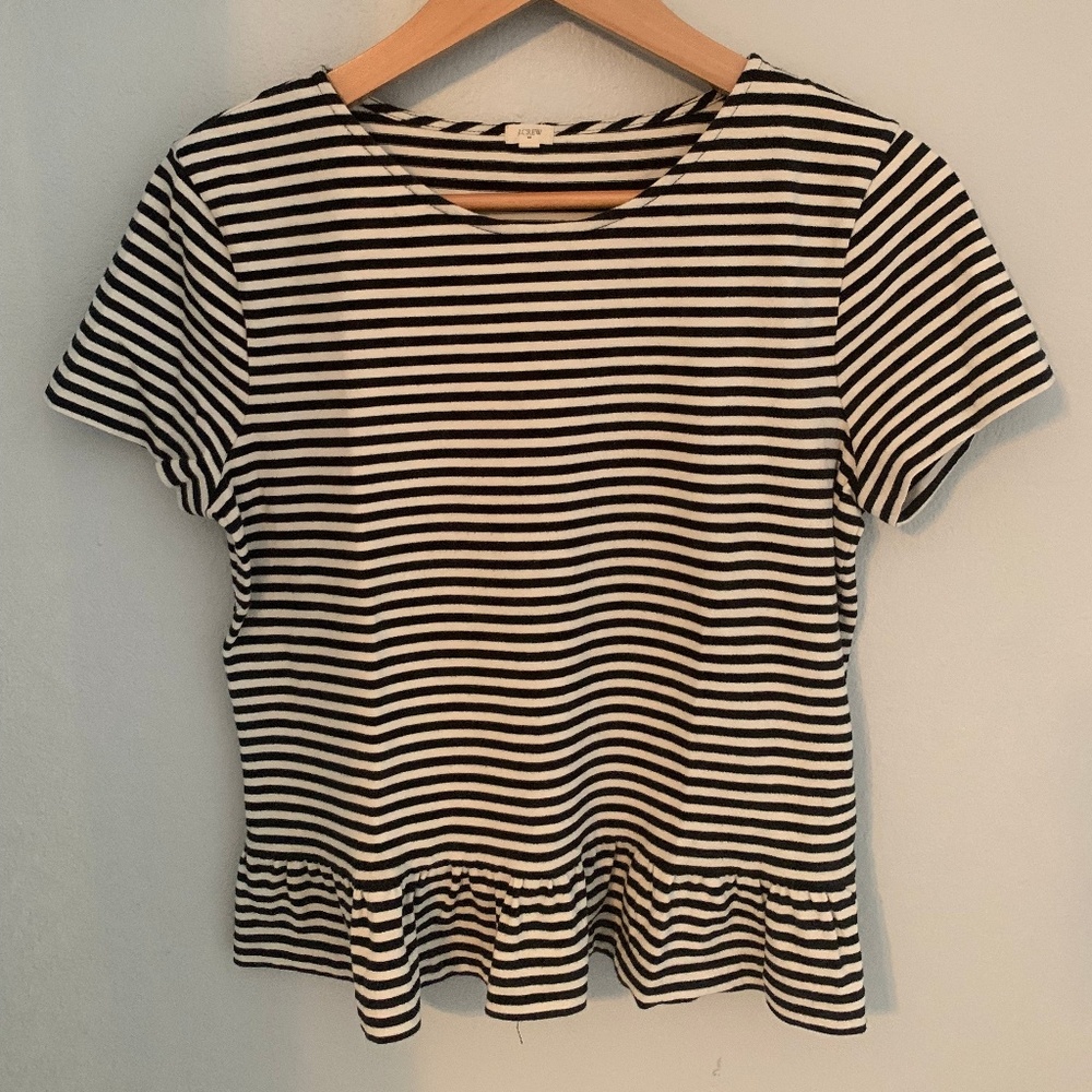 J. Crew Peplum Top